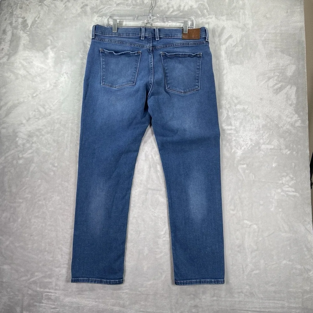 Mott & Bow Jeans Mens 35x29 Slim Fit Denim Stretch Blue Casual Modern Preppy